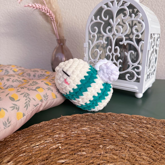 Abeille écru & vert 🐝