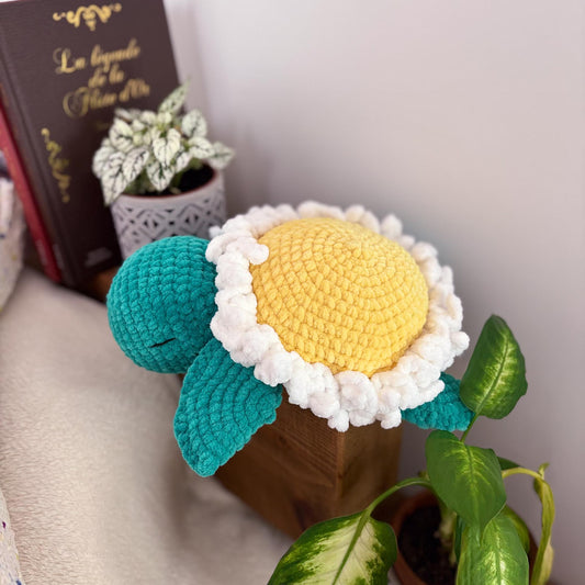 Tortue marguerite XL 🌼