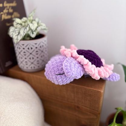 Tortue fleur violette 🌸