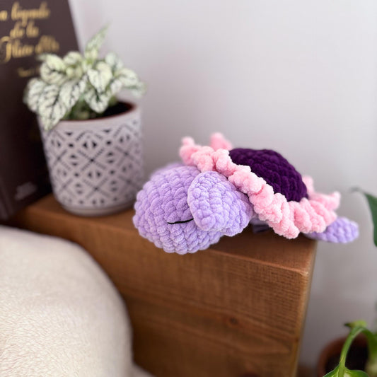 Tortue fleur violette 🌸